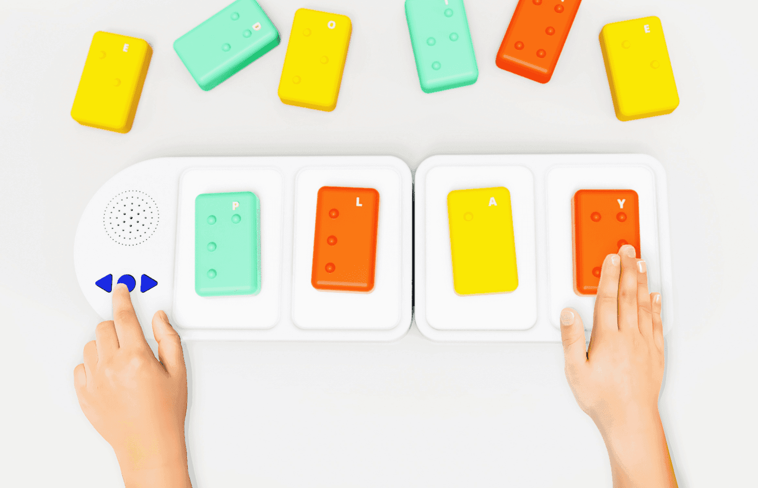 Braille Wordie, a modular tangible interface for learning braille through touch and audio