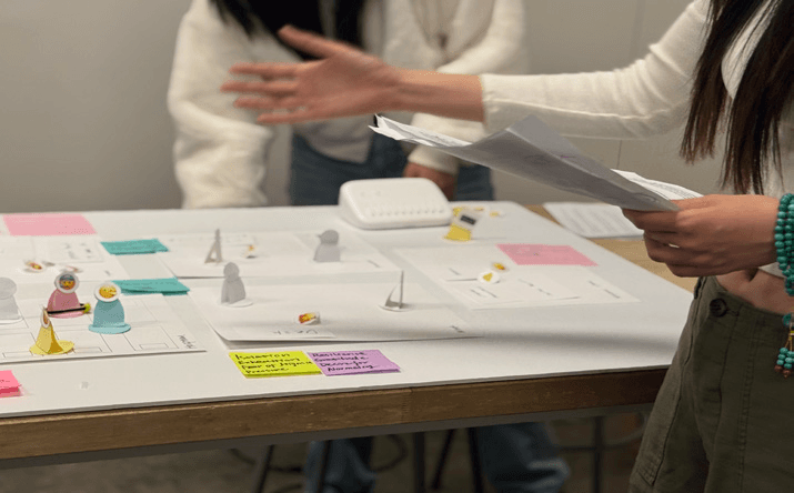 Business Origami empathy-mapping session